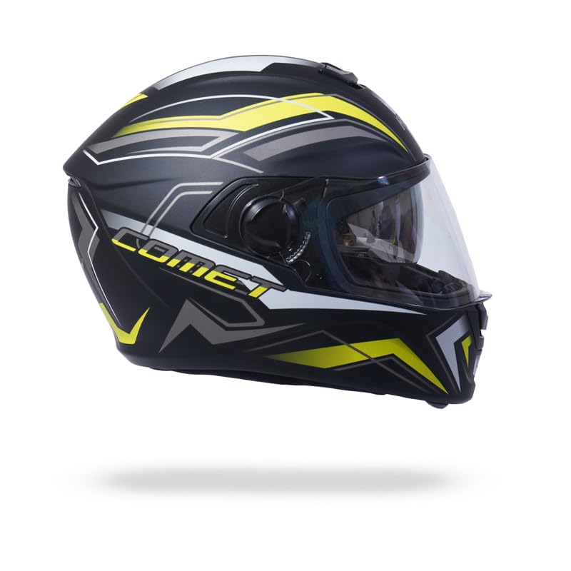 HIKER by VARROC | Comet Pro Max HD3 Full Face Helmet for Men and Women, ISI Certified Flip-Up Helmet, Lightweight, Polycarbonate Visor for Clear Visibility-image-1