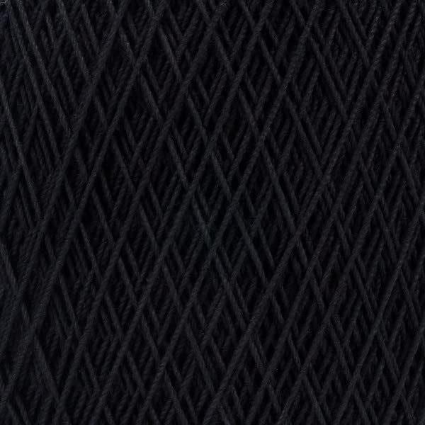 Image of Aunt Lydia's Classic 10 Cotton Crochet Thread, Black, 3 Count, 350y /320m (Pack of 8)