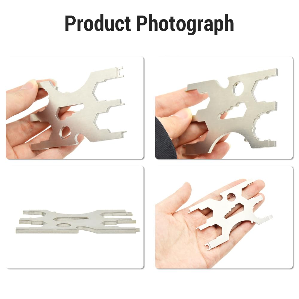 Multitool zum Tauchen Tauch-Multitool, Edelstahl-Kreditkarten-Set, Tauchausrüstung, Atemregler-Werkzeug