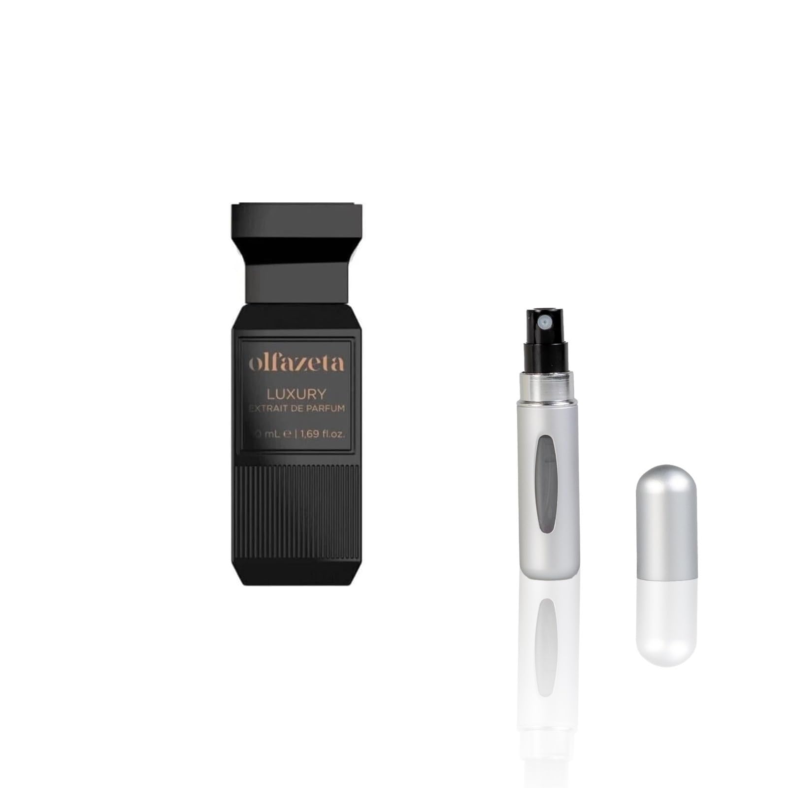 Chogan Luxury Herrenparfüm Code 074, 50 ml + gratis Reise-Parfümflasche, zufällige Farbe