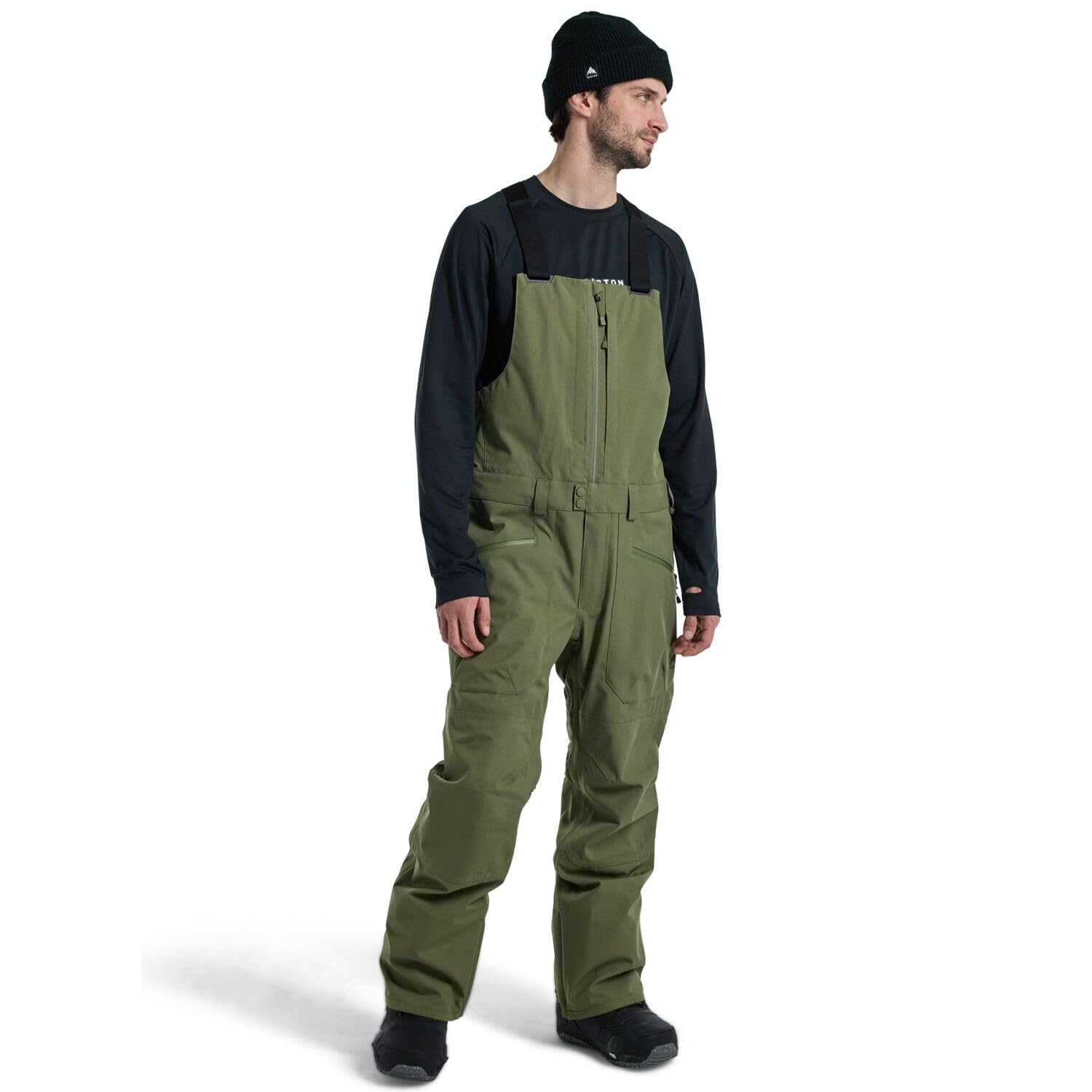 Burton - Ski-Latzhose/Snow Reserve Bib Forest Moss Herren – Grün