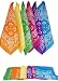 Petulia Neon Polyester Bandanas, 12 - Pieces