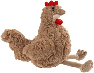 Apricot Lamb Toys Plush Flower Gray Rooster Stuffed Animal Soft Cuddly Perfect for Child (Flower Gray Rooster, 22cm)