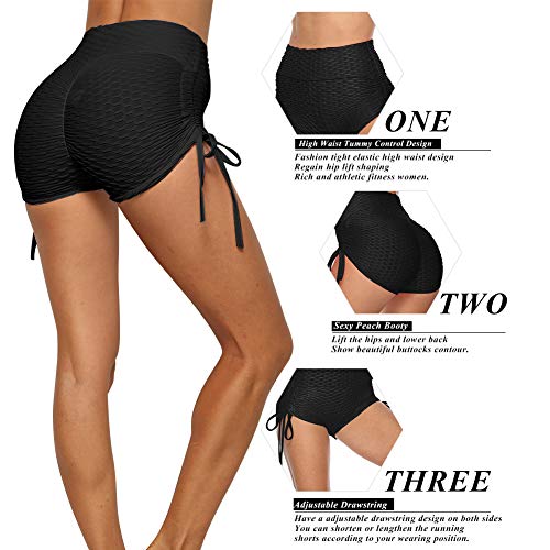 Color Cosplayer High Waist Yoga Shorts For Women Scrunch Ruched Butt Lifting Tummy Workout Gym Leggings thumb #1