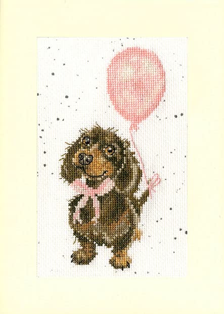 Bothy Threads Limited Cross Stitch Greetings Card Kit - Welcome Little Sausage