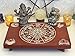Altar Table, Meditation Table, Small Altar Table, Wooden Witch Altar, Wiccan Alter Table, Buddhist Shrine, Engraved The Wheel of The Year on Table Top, 12 × 8 inches