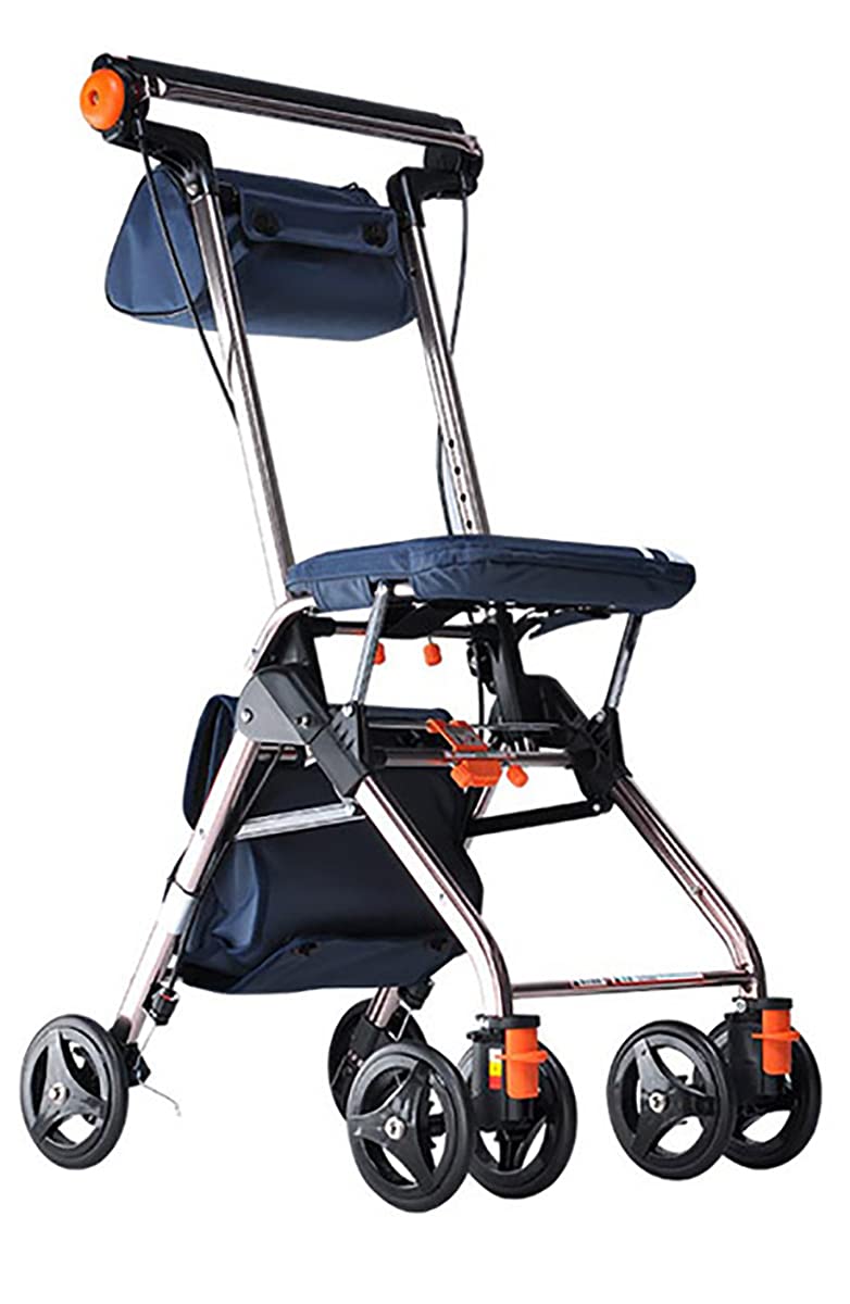 Buy Walkers for seniors, Upright Rollator Walker with Big 6 Inch Wheels& Seat& Backrest and