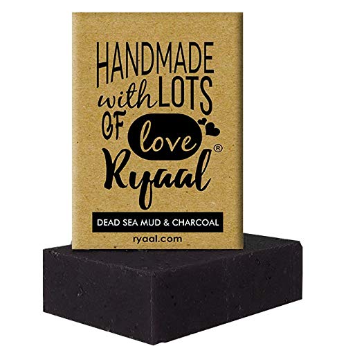 Buy Ryaal Handmade Dead Sea Mud and Charcoal Soap with ColdPressed