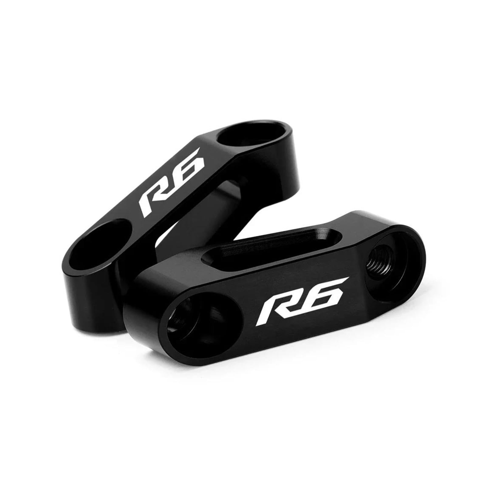 Dla Yamaha YZF R1 R1M R3 R6 R7 R25 R125 YZFR1 YZFR1M YZFR7 Adapter PodwyżSzająCy Do Lusterka Wstecznego(Blue)