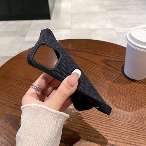 Image of Microfiber Candy Case Compatible for iPhone 13 Case Shockproof Slim Back Cover Liquid Silicone Case (Black)