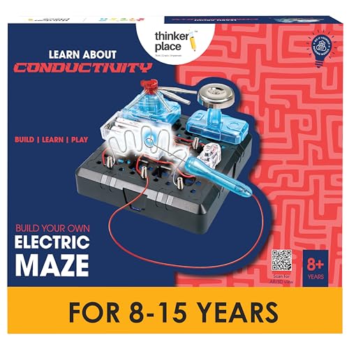 Image of DIY Electric Maze Challenge | Build, Learn & Play | STEM Toy for Kids Age 8+ | Conductivity Learning Kit with AR Experience | Fun Educational Game