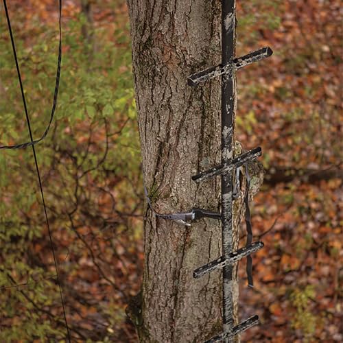 Image of Hawk Traction Climbing Stick, 20 Foot Tree Climbing Hunting Gear with Double Traction Grip, Hunting Accessories for Tree Stands, Deer Stands, & Blinds