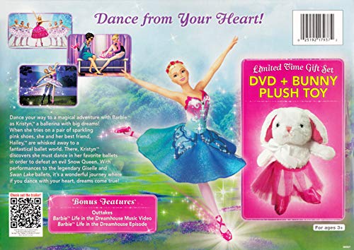 Barbie: The Pink Shoes with Bunny Plush Gift Set image 4