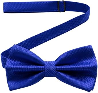 MAGE MALE Mens Classic Solid Pre-tied Bow Tie for Wedding,Formal Tuxedo Adjustable Neck Bowtie