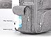 Backpack Diaper Bag for Mom - and Dad | Stroller Straps, Changing Pad, Wipe Dispenser, Insulated Pockets | Baby Bags for Girls and Boys | Baby Shower 2018 (Gray)