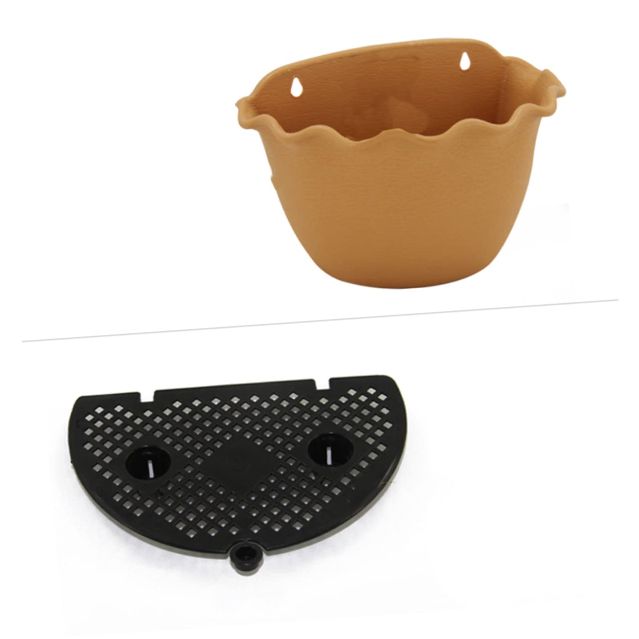 SUPVOX 1 Pc Supporto Per Vasi Da Fiori Da Esterno Fioriere Per Ringhiere Per Balconi Vasi Di Terracotta Appesi Vasi Per Piante Da Fioriere Da Esterno Wall Mount Secchio Sospeso
