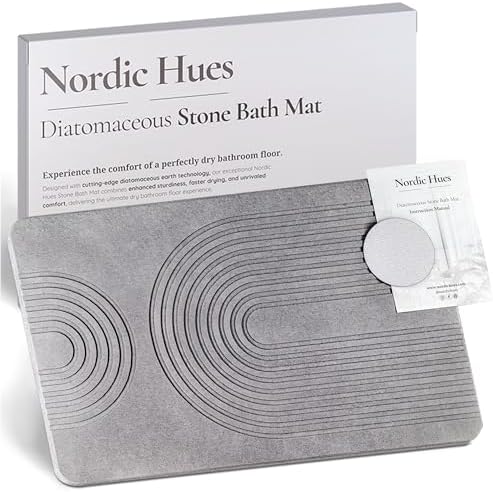 Amazon: Diatomaceous Earth Stone Bath Mat - Non-Slip Ultra
