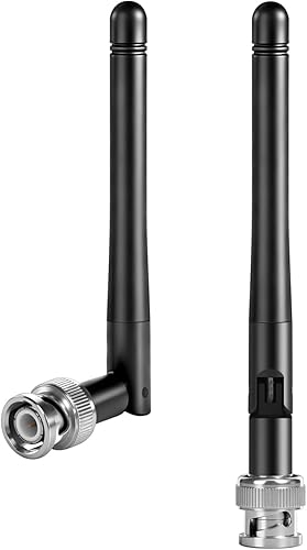 Miniatura 5 de Antena de repuesto UHF BNC macho (paquete de 2) para Sennheiser EW100 EW300 EW500 G3 SKM100 Receptor de micrófono inalámbrico, Slinkdsco