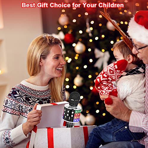 image for Verkstar Karaoke Wireless Microphone, Toy for Kids Adults 4 in 1 Bluet