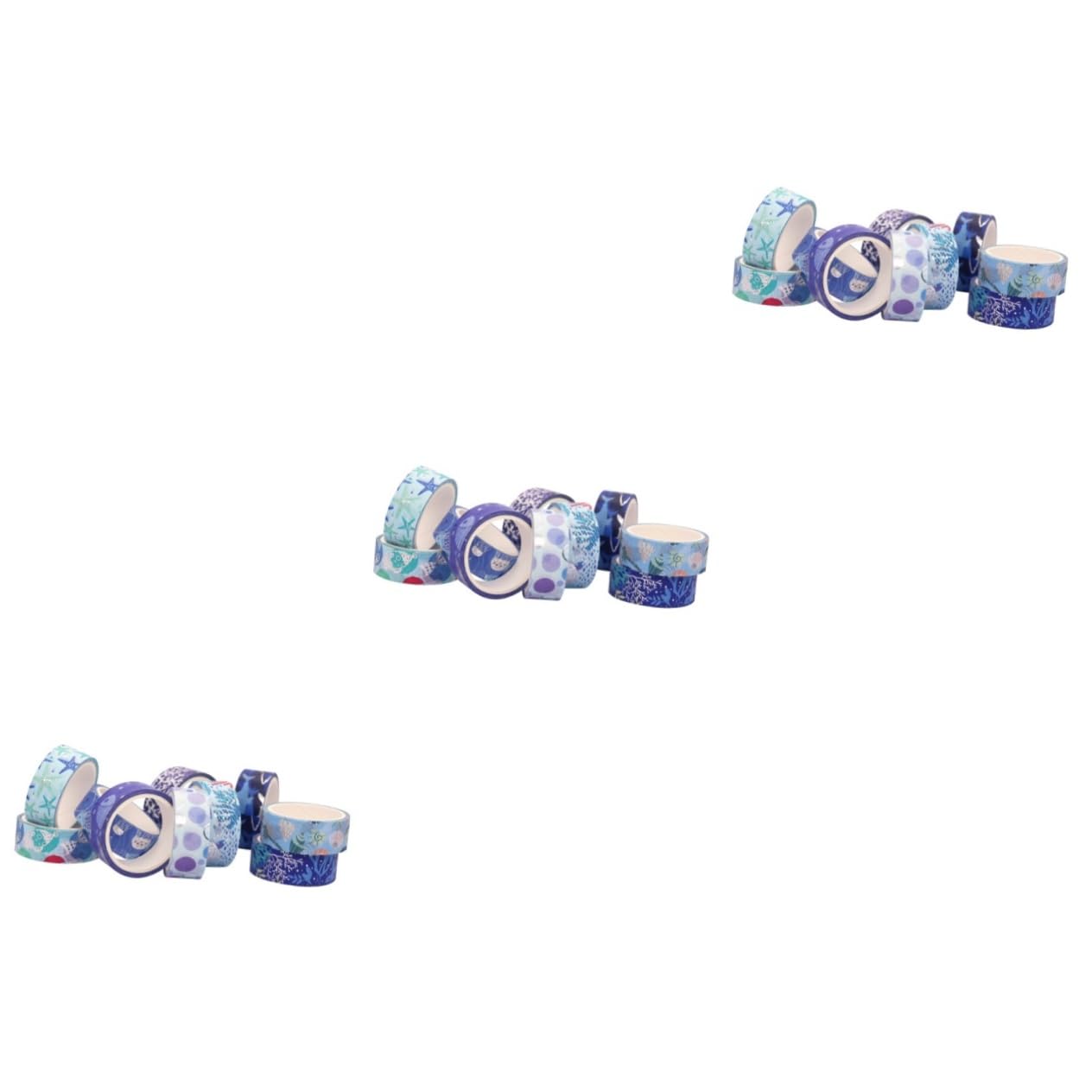 Lurrose 30rotoli Nastro Adesivo Decorativo Washi Confezione Da Ocean Series Per Fai Da Te Crafting e Decorazioni Artistiche