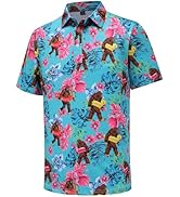 Men's Golf Polo Shirts Short Sleeve Performance Moisture Wicking Dry Fit Funny Golf Polo Shirts f...