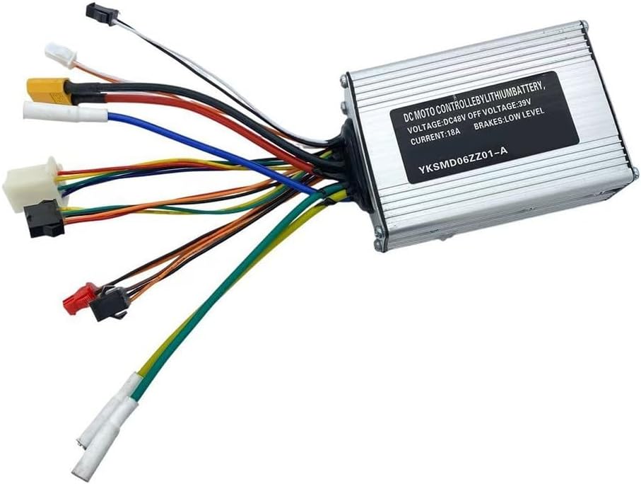 TreasureCave Electric Scooter Controller with multiple colored wires extending from one end.