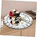 Luxshiny Elegant Decorative Perfume Tray Vanity Dresser Jewelry Organizer Mirror Surface Ring Holder Dish for Bedroom Earring Storage Fashionable Trinket Display Plate