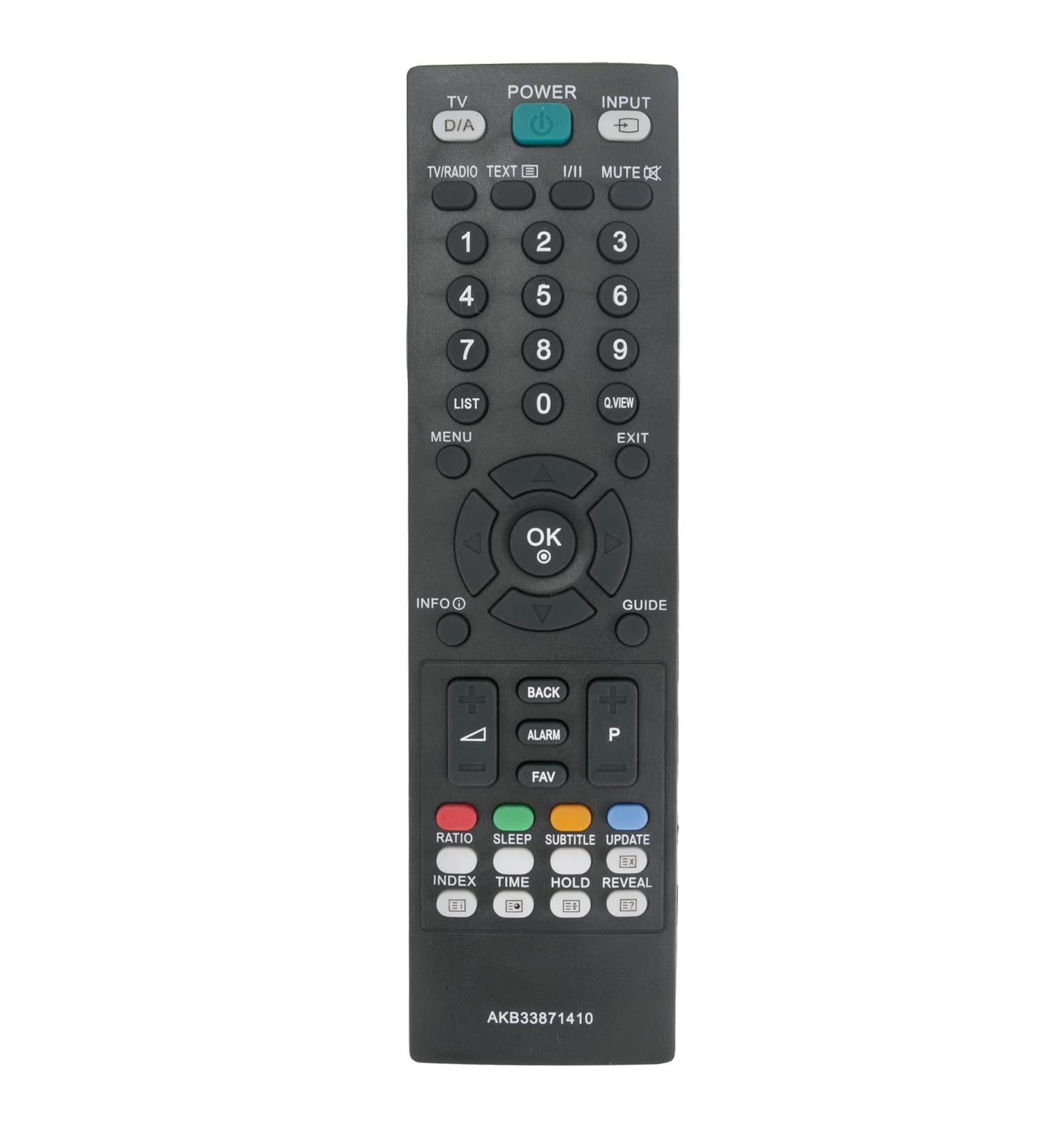 AULCMEET Telecomando Universale Sostitutivo Per LG Smart TV OLED 4K - Modelli AKB33871410, AKB33871401, AKB73655802, Ecc.