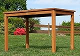 ASS Echt Teak Holztisch 120x70cm Gartenmöbel Gartentisch Garten Tisch Holz sehr robust Alpen - 4