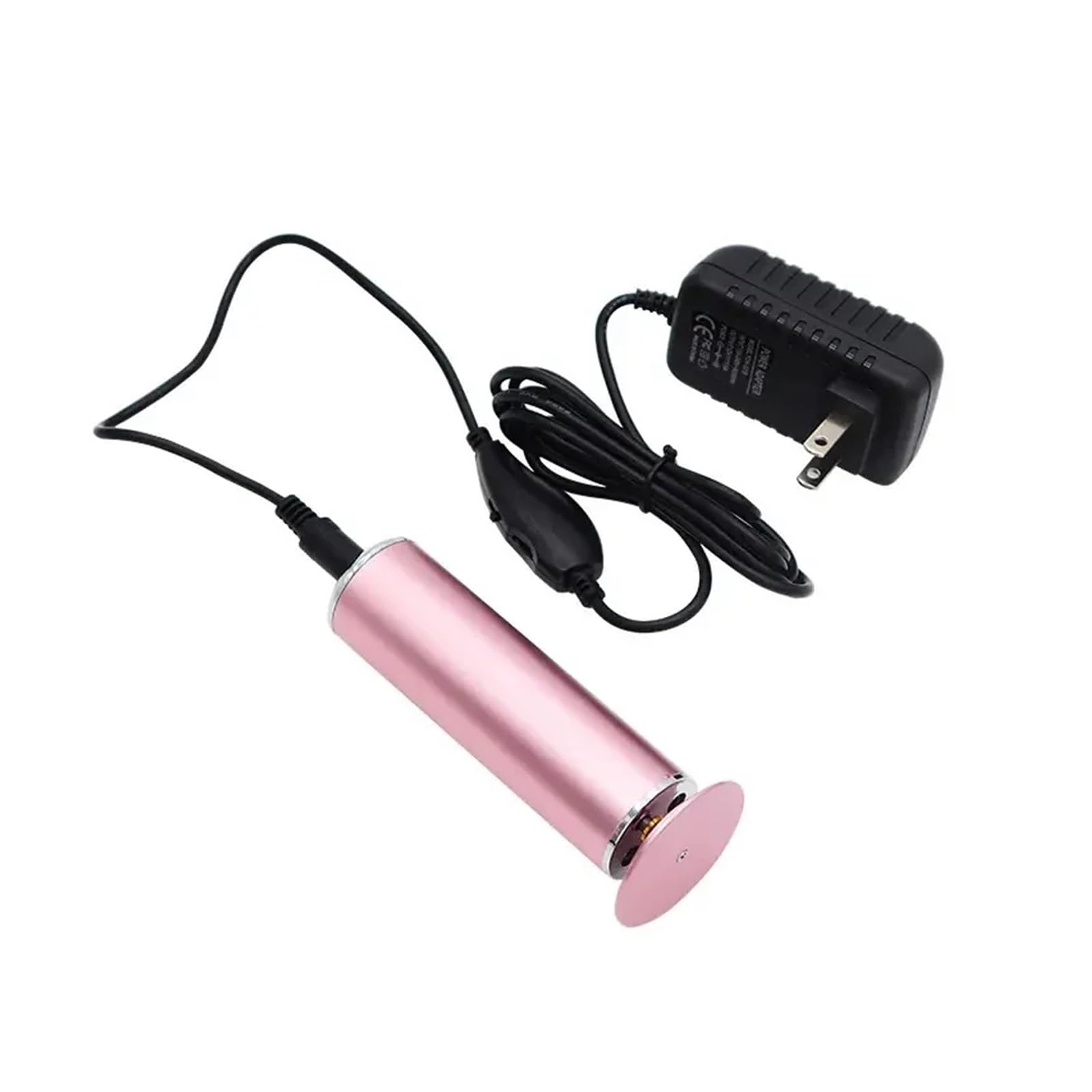 FußFeile Elektrischer Fuß-Hornhautentferner, Pediküre-Schleifer, Fußpflege-Werkzeug, for Entfernen trockener, harter und abgestorbener Haut, Peeling for Nägel und Füße(Pink,US)