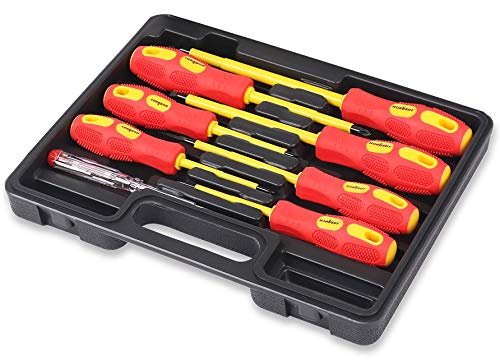 HORUSDY 8-Piece 1000V VDE Insulated Screwdriver...