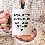 NA Auktionator Tasse, Auktionator Geschenk, Auktionator Kaffeetasse, Agent Tasse, Agent Geschenk, Agent Kaffee Tasse, Agent Geschenkideen