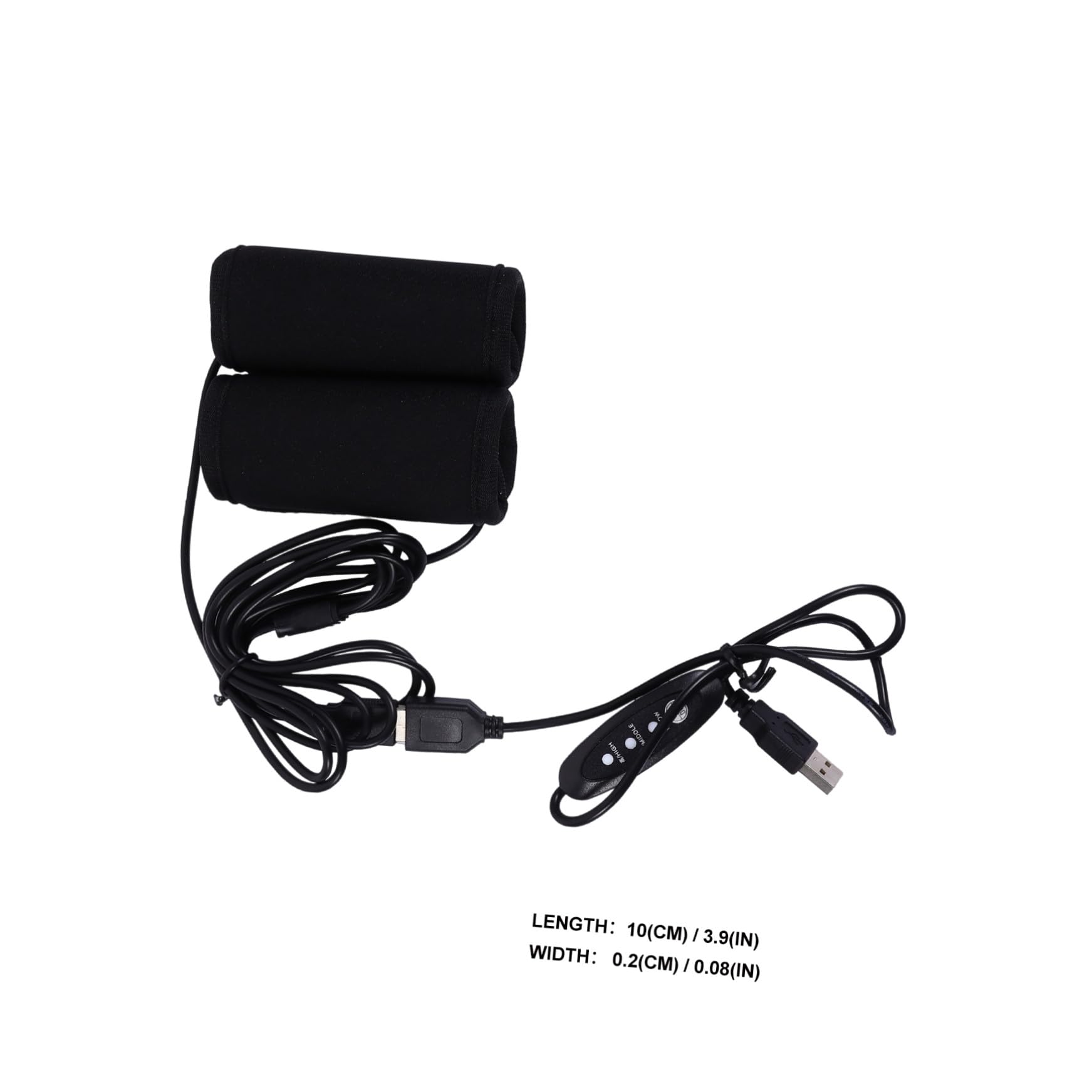 BESTonZON Motorradgriffheizung Beheizter Lenkereinsatz Thermoabdeckung Handwärmer Für Lenker Pads Mit Usb Temperaturregelung Winterhandschutz