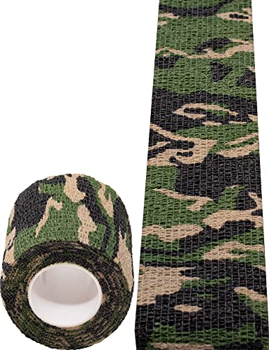 Outdoor Saxx Ruban de camouflage en tissu imperméable multi-usages pour chasseurs, pêcheurs, photographes, 4,5 m x 5 cm