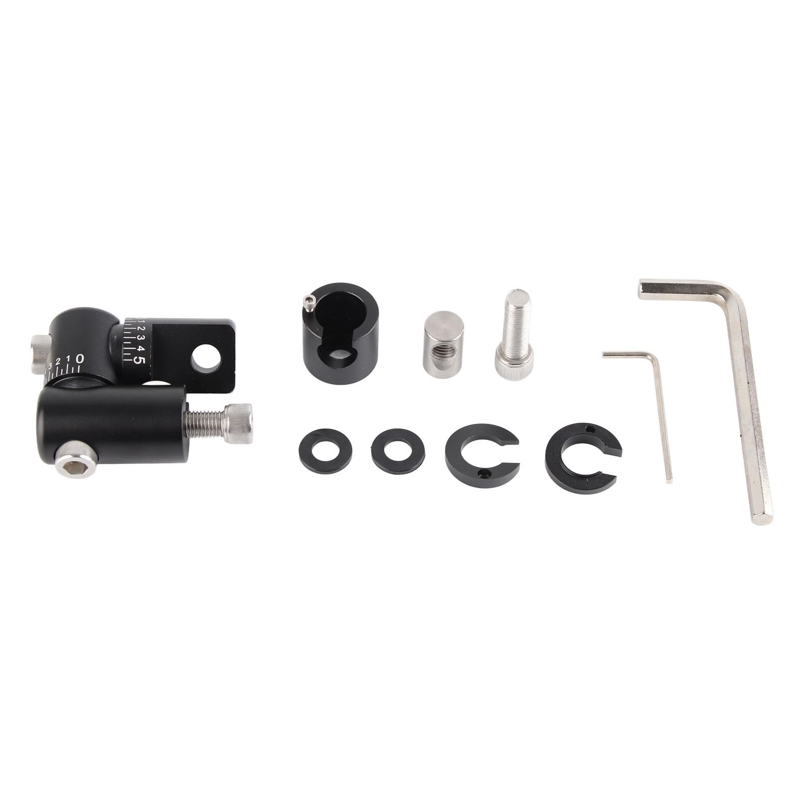 QANYEGN Archery Single Side V?Bar Mount, Compound Bow Rod Stabilizer, Archery Single Side V?Bar Mount Quick Release Rod for Compound Bow