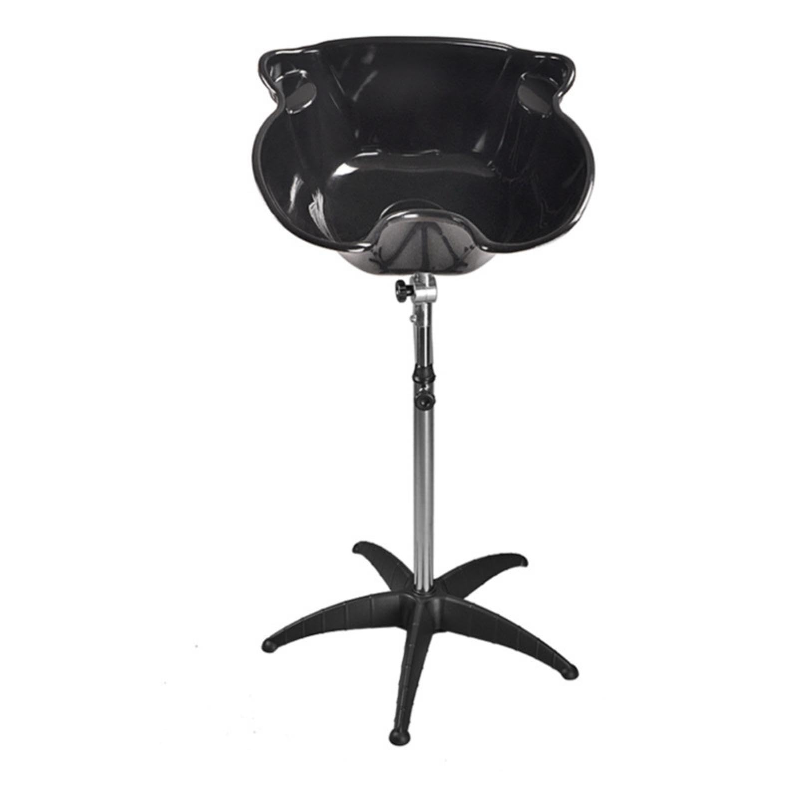 Portable Shampoo Bowl Height Adjustable Mobile Shampoo Basin Professional Portable Hair Washing Sink for Hairstylists, Home Salon Large Wo Bucket-image-2