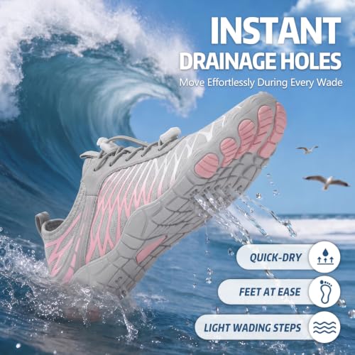Image of ELETON Barefoot Shoes Women Men Hiking Water Shoes Wide Toe Box Zero Drop