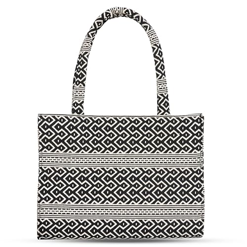 Image of Women's Tote Bags - Stylish Handbags for Office, College & Party Use | Spacious & Trendy Shoulder Bag for Work, Casual & Evening | Durable, Lightweight & Fashionable Tote for Women (Multicolor-53)