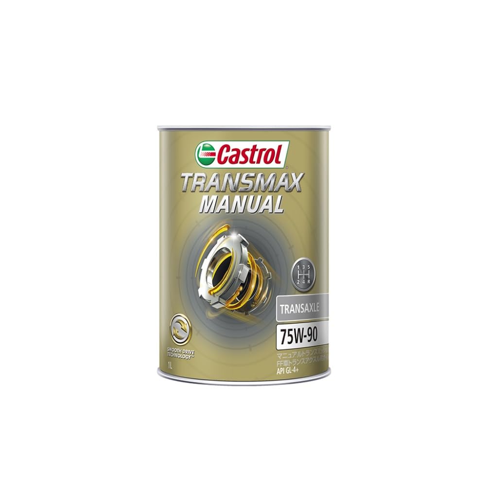 Castrol(カストロール) ギアオイル マニュアルトランスミッションオイル TRANSMAX MANUAL TRANSAXLE マニュアル トランスアクスル 75W-90 1L 全合成油 API GL-4 マニュアルトランスミッション/FF車トランスアクスル 兼用