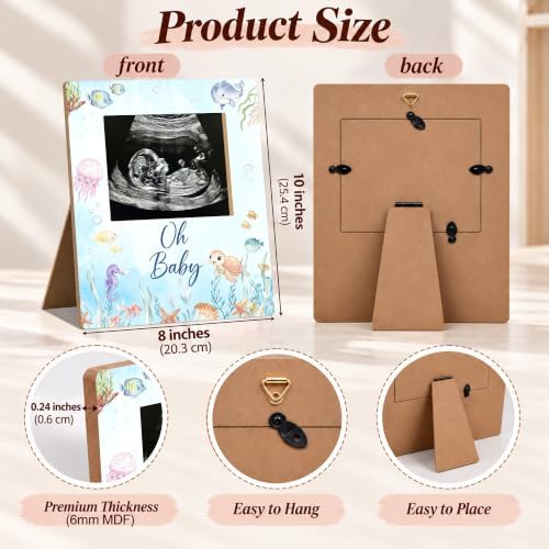 Under the Sea Baby Shower Decoration Frame,Pregnancy Ultrasound Keepsake — 사진 2