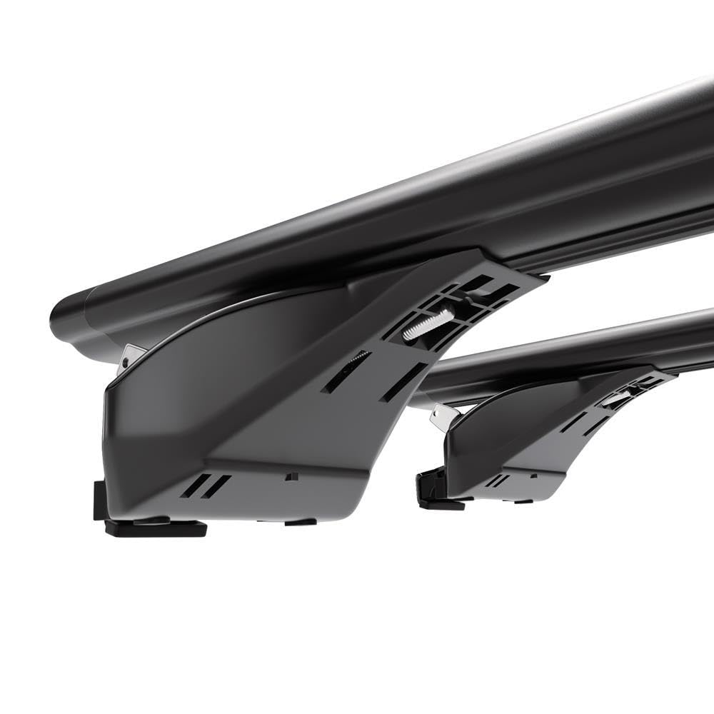 Mossa Barras de Techo ALU aptas para VW Sharan II 2010-2022 Negro DBo | Furgoneta - railing