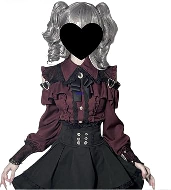 Jirai Kei Blouses - Jojifuku Tops Tenshi Kawaii Shoujo Girl Clothes Goth Punk Jfashion Harajuku Gyaru Outfits