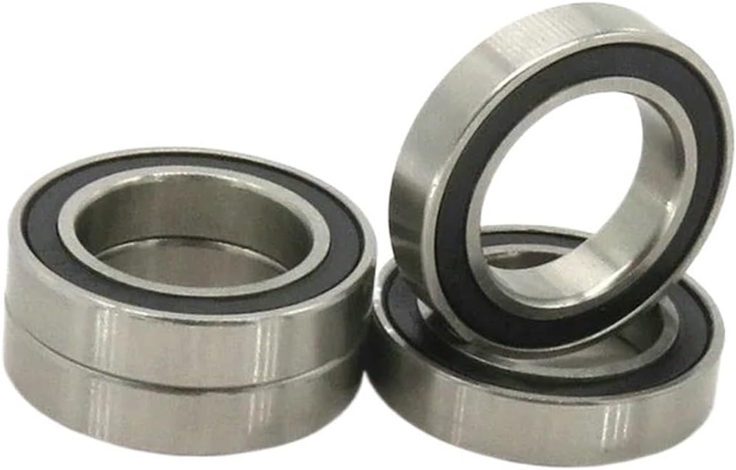 2 pieces S6802RS ceramic bearings 15x24x5 mm stainless steel ceramic ball bearings 6802 S61802 S6802C S6802 2RS hybrid ceramic bearings
