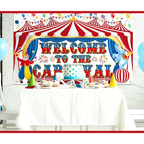 Fondo Carnaval Circo Remagr 71 x 43 pulgadas miniatura 4