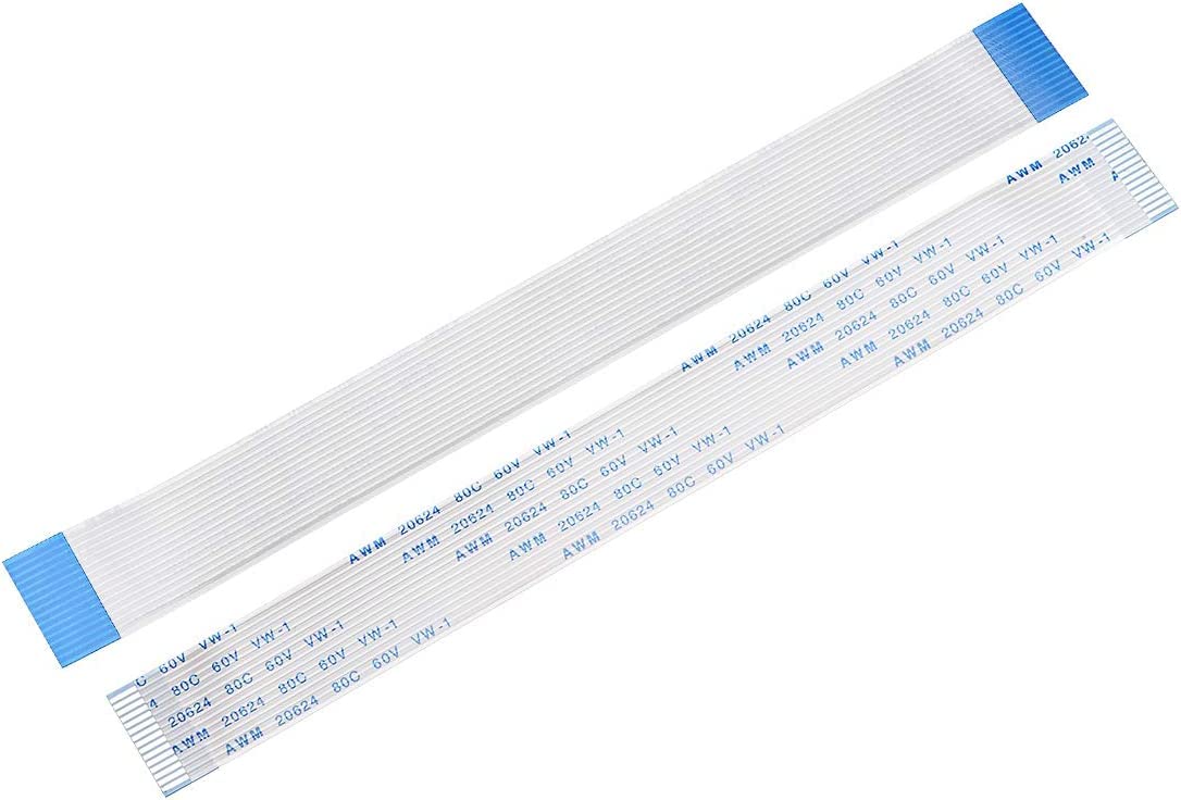 SLVC FFC Cable 14 Pin 1.0mm Same Side Pin(300mm Length) Flat Flexible FPC LVDS Ribbon Wire Flat Cable Module Camera Digital Camcorders,Laptops,LCD TVs,LCD,3D Printer(White)(Pack Of 1) (B0BFHZ9CM8) Amazon Price History, Amazon Price Tracker