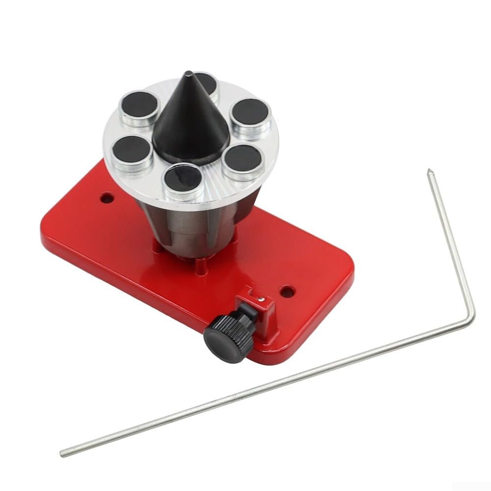 Equilibrador de cuchillas para cortacésped, equilibrador de cuchillas de repuesto para modelos 339075B compatible con la mayoría de cuchillas de cortacésped (rojo)