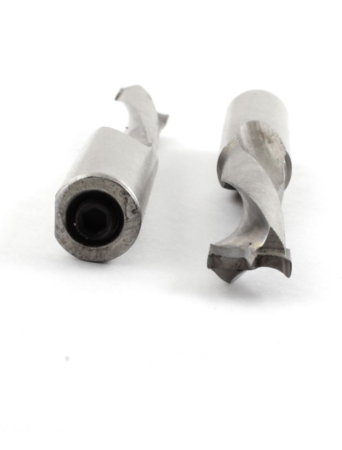 Aexit Silver Tone Wood Drill Bits Woodworking Carbide Tipped Brad Point Straight Shank Boring Drill Bit Tool 5mm Brad-Point Drill Bits x 68mm