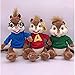Tbhoutouer Acheter Maintenant Alvin et la Chipmunk, Peluche Rat Jouet, poupée Peluche, (25cm, Vert)