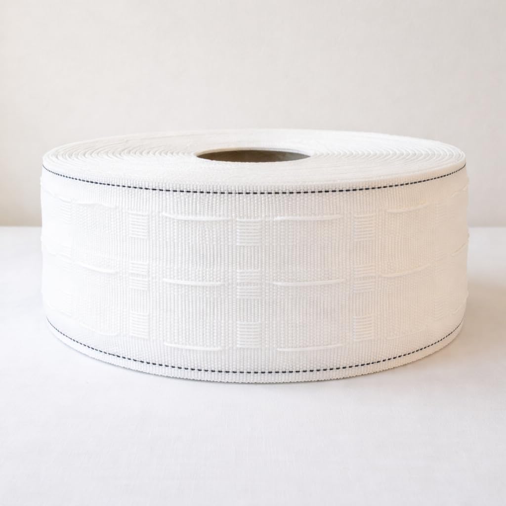 Discover Lifestyle & Fashion Fabrics White 75Mm (3”) Wide Pencil Pleat Curtain Tape – Standard Header Curtain Heading Tape For Curtains & Drapes, Easy Sew, Choice Of Lengths (3 Metres)
