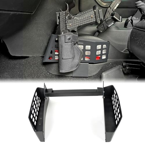 MAIKER Boîte de rangement en métal JK pour boîte de rangement pour boîte de vitesses centrale de transmission automatique compatible avec Jeep Wrangler JK...